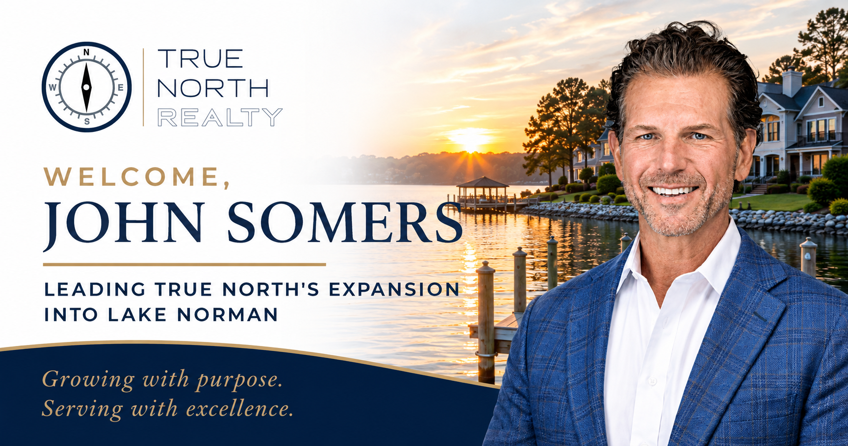 Lake Norman waterfront community represented by True North Realty